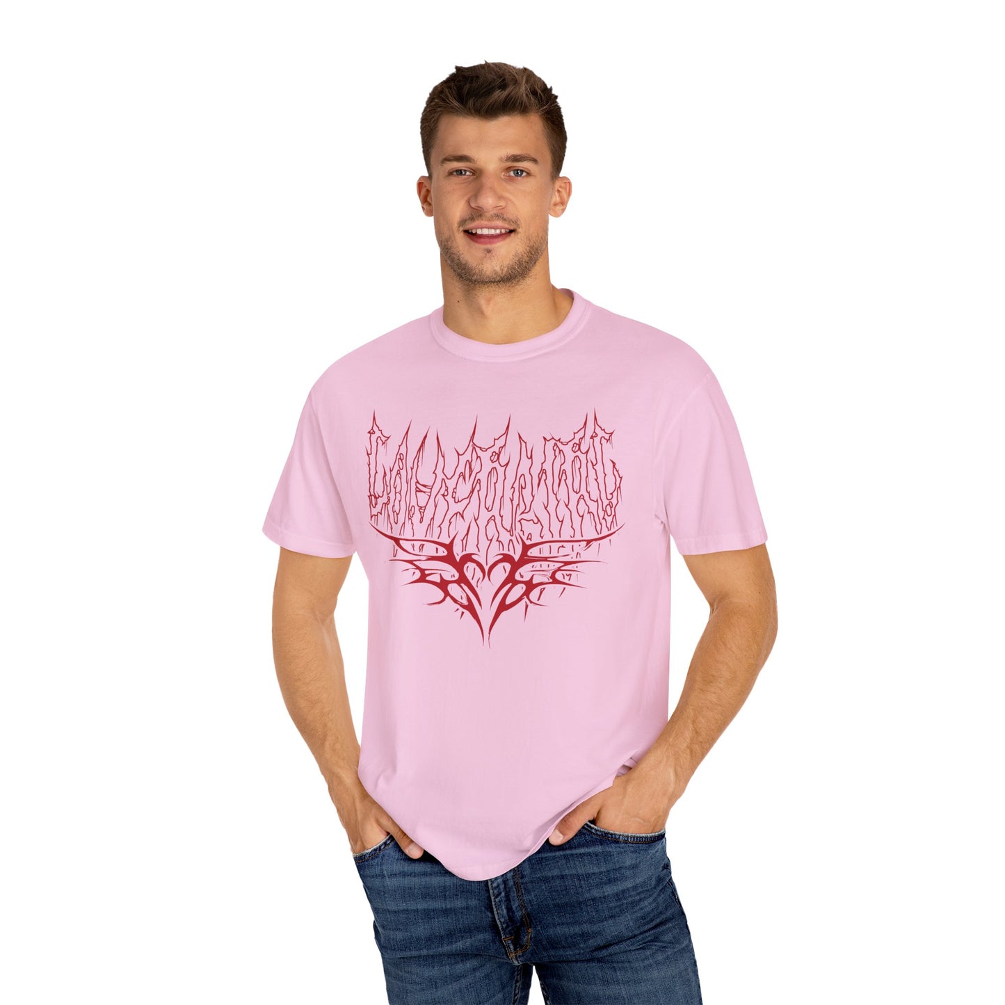 Lover Girl shirt Heart Metal Red Funny T-shirt for men or women