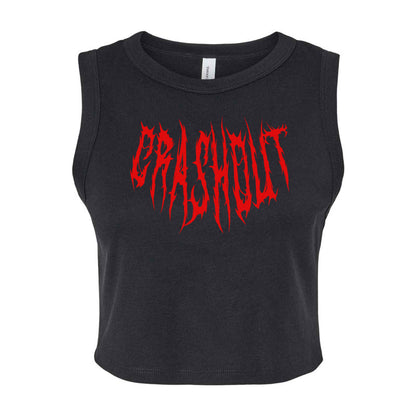 Crashout Micro Rib Muscle Crop Tank