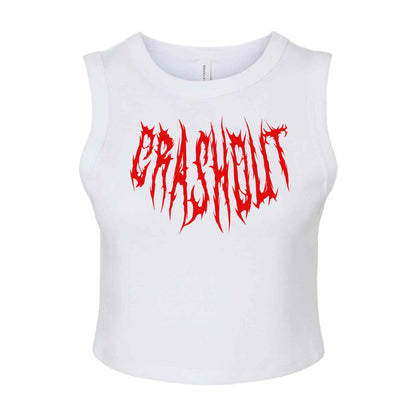 Crashout Micro Rib Muscle Crop Tank