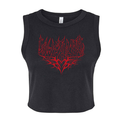 LoverGirl Micro Rib Muscle Crop Tank
