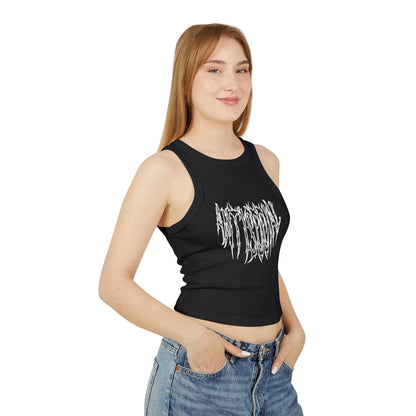 Anti Social Outline Classic Women's Racer Tank Top