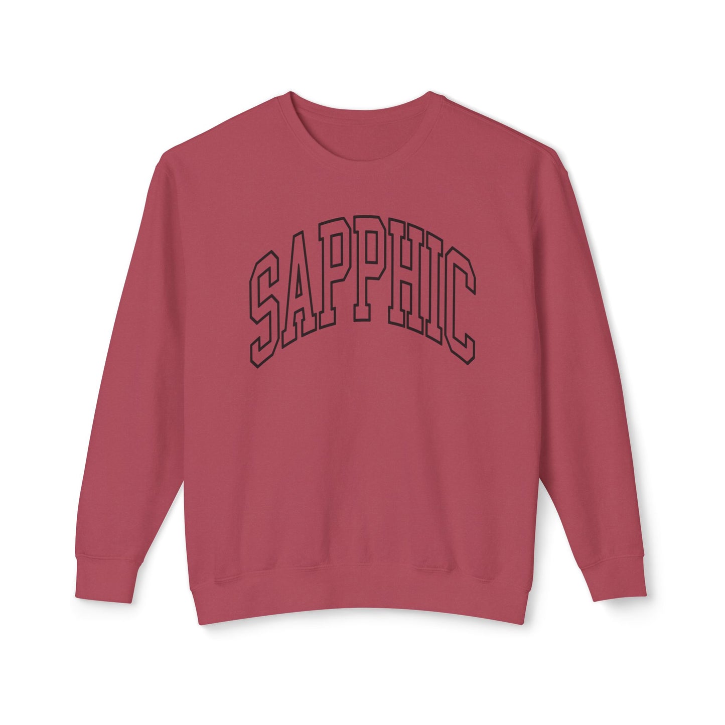 Sapphic Sweatshirt Comfy Unisex Lightweight Crewneck Sweater