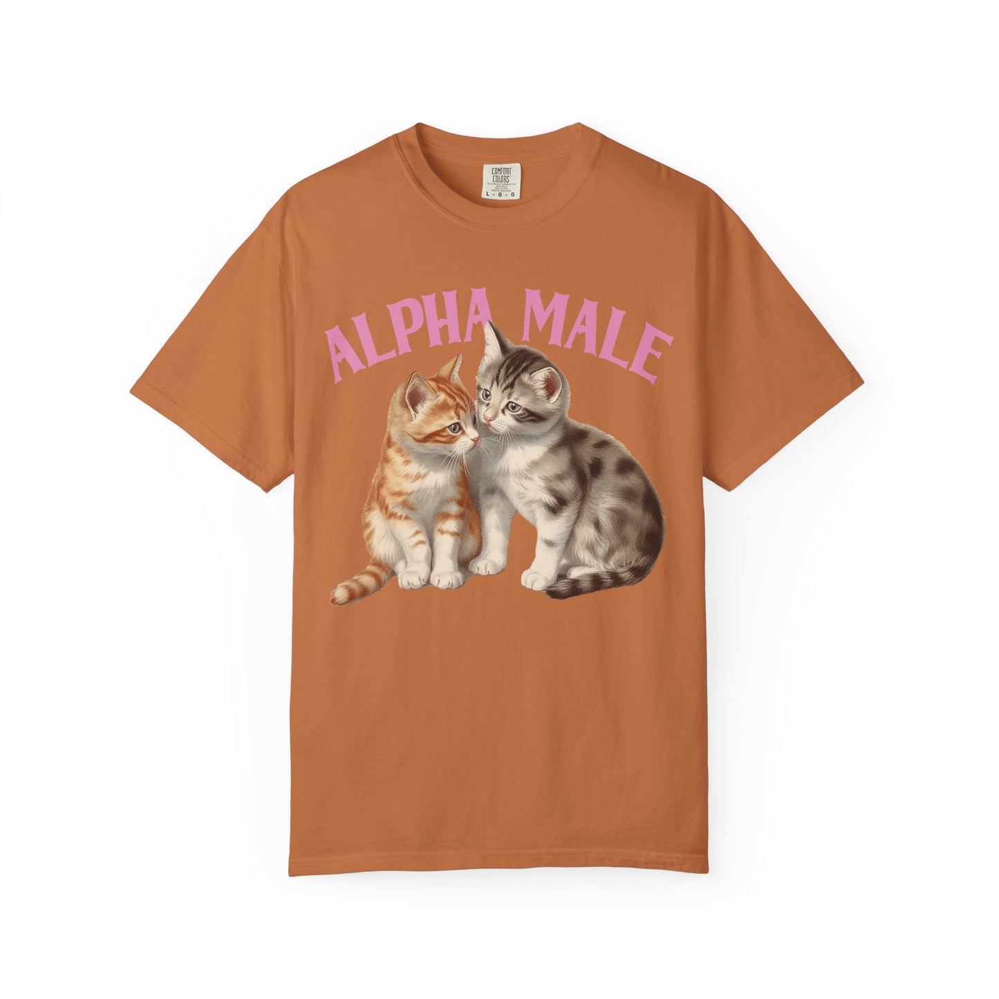 Alpha Cat Male Ironic Funny Kitten shirt Y2K Humor Kittens T-shirt for men or women