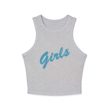 Girls in Blue Women's Racer Tank Top