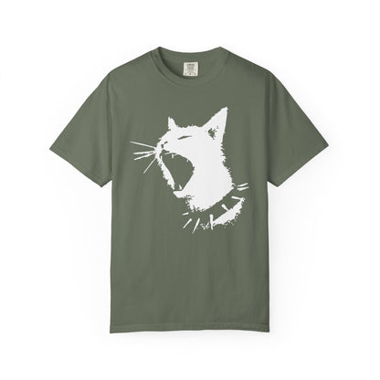 Punk Cat shirt Funny Gym T-shirt for men or women