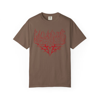 Lover Girl shirt Heart Metal Red Funny T-shirt for men or women