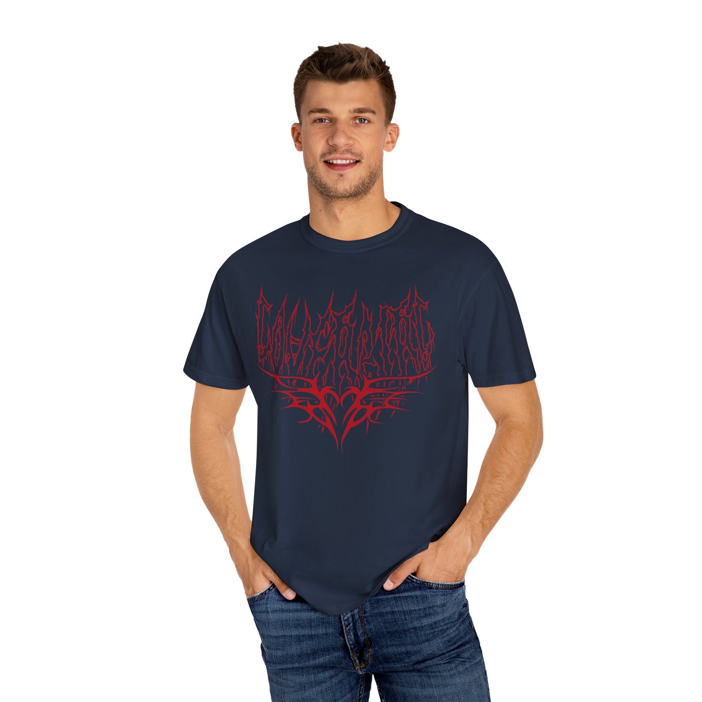 Lover Girl shirt Heart Metal Red Funny T-shirt for men or women