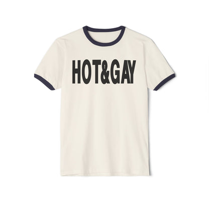 Hot & Gay Ringer T-Shirt