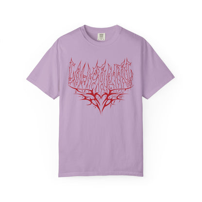 Lover Girl shirt Heart Metal Red Funny T-shirt for men or women