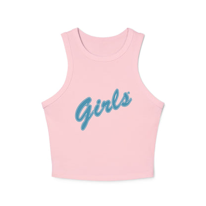 Girls in Blue Women's Racer Tank Top