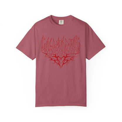 Lover Girl shirt Heart Metal Red Funny T-shirt for men or women