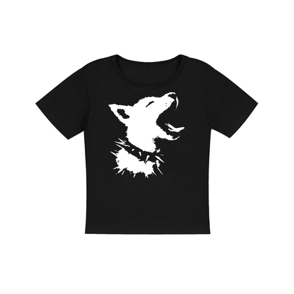 Punk Puppy Women's Micro Rib Baby Tee