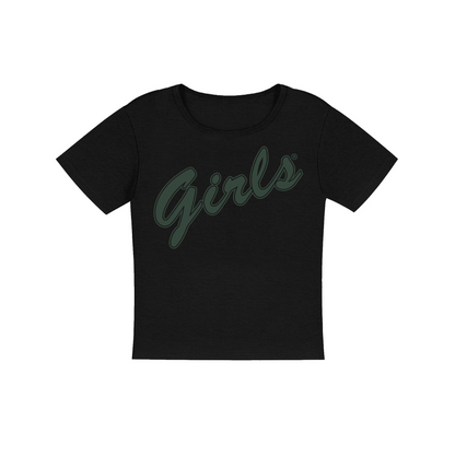 Girls in Green Women's Micro Rib Baby Tee
