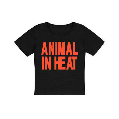 Animal in Heat Women's Micro Rib Baby Tee