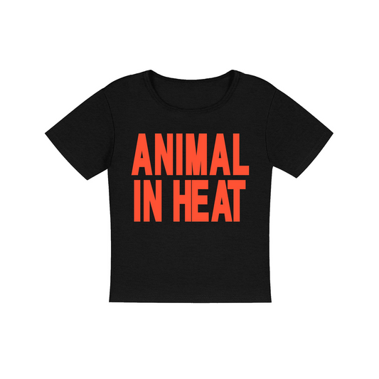 Animal in Heat Women's Micro Rib Baby Tee