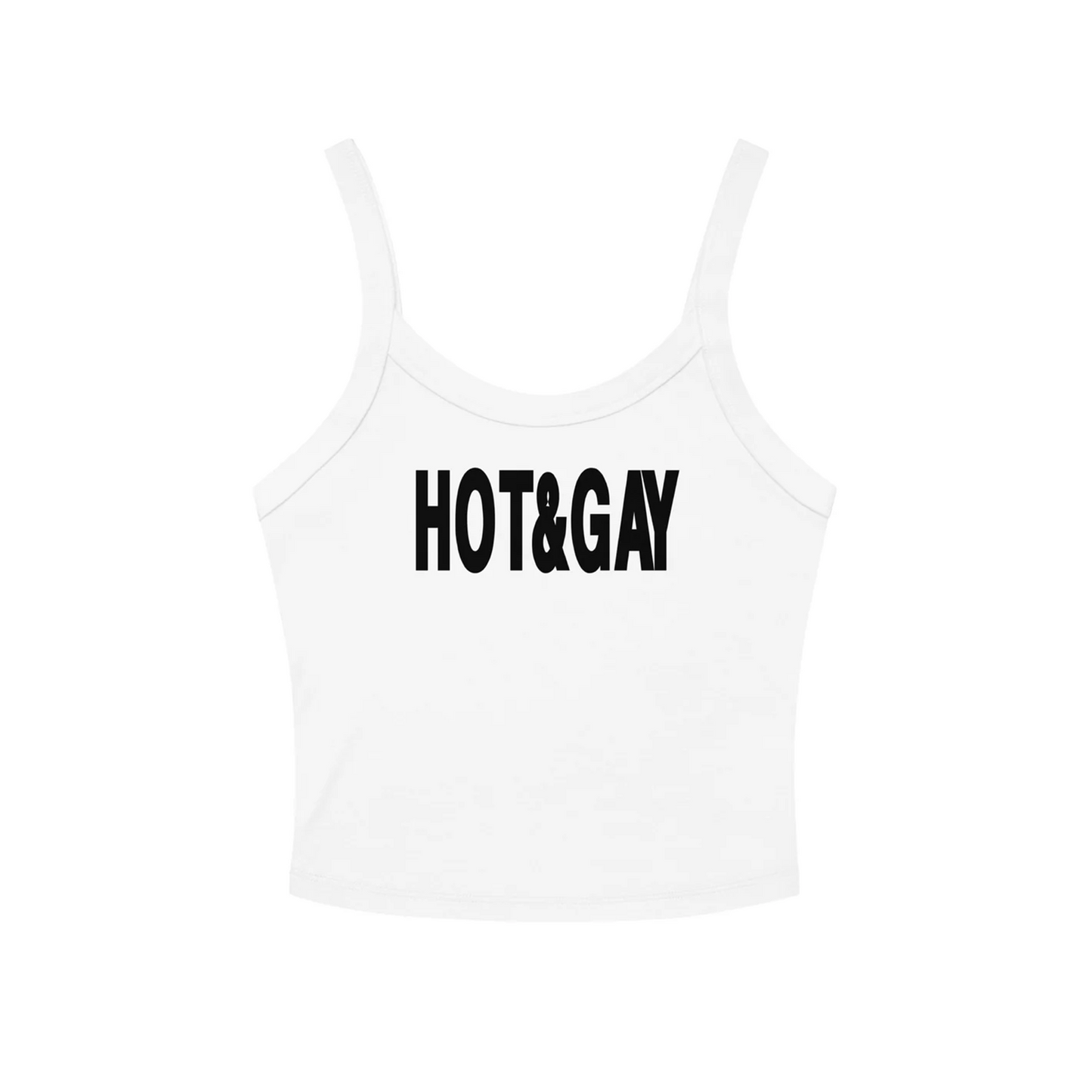 Hot & Gay Women’s micro-rib tank top