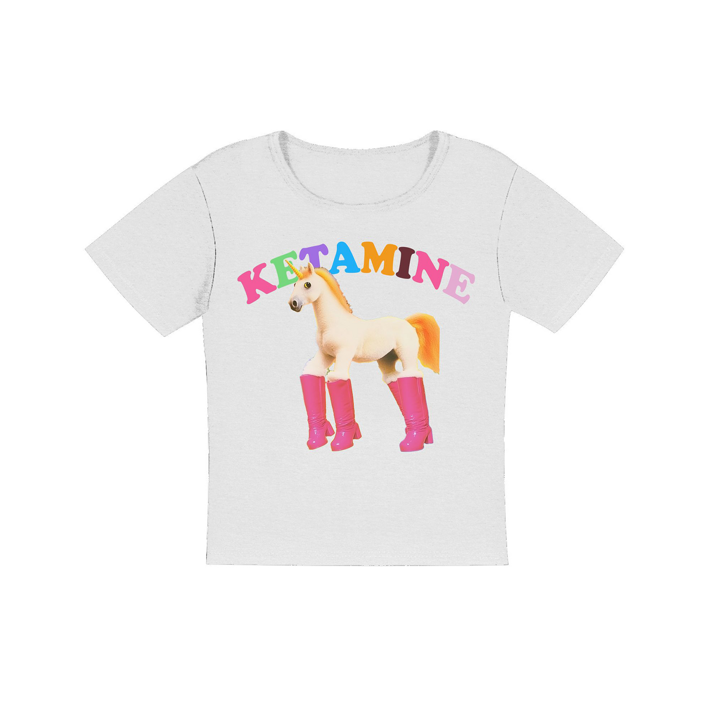 Pony in boots Women's Micro Rib Baby Tee