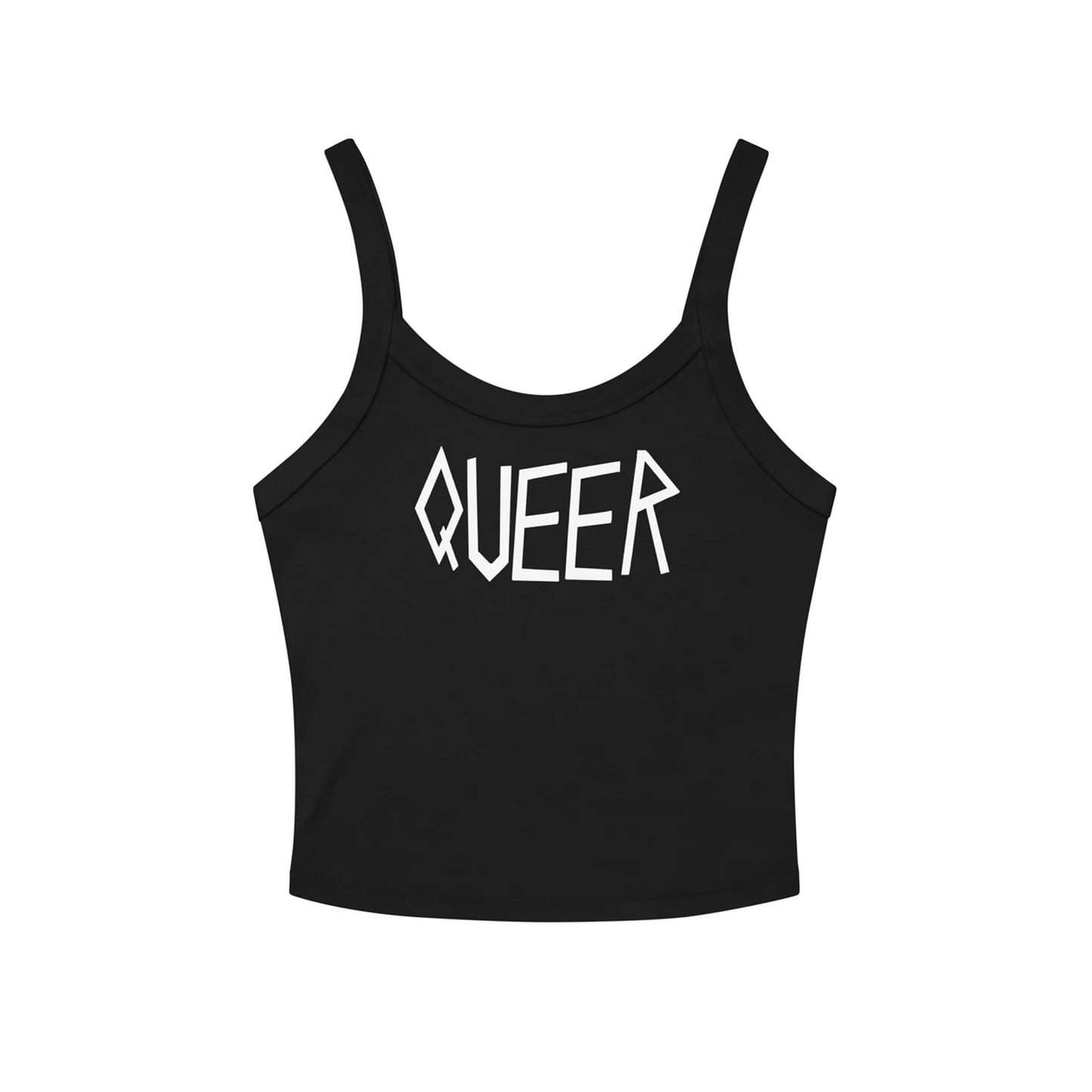 Queer tank top Handwritten Women’s micro-rib tank top