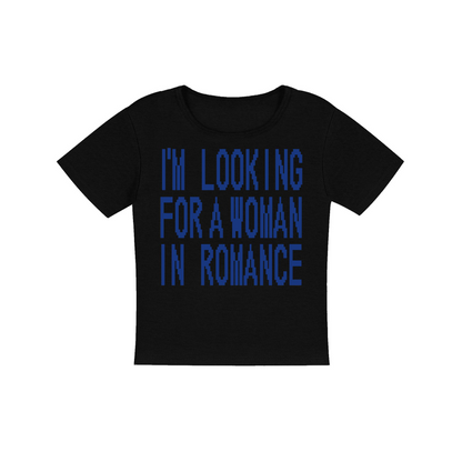 Woman in Romance Women's Micro Rib Baby Tee