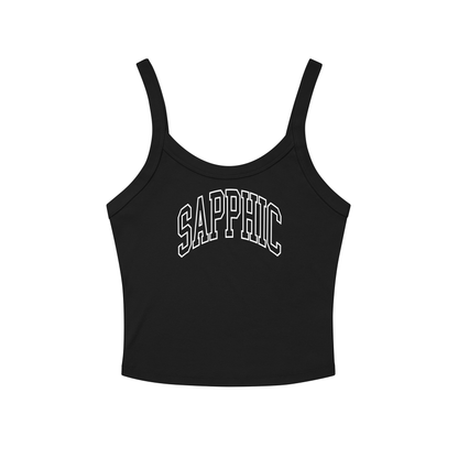 Sapphic Women’s Micro-rib tank top
