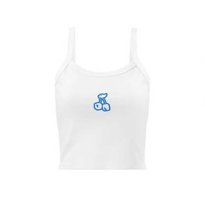 Ice Cherry tank top Chill Babe logo Women’s micro-rib tank